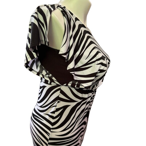 Sweet Storm Zebra Print Dress size small - Picture 2 of 3